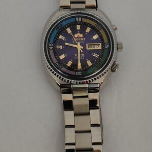 Japan Orient KING DIVER Watch Automatic watch KD 21 JEWELS Original Purple Dial